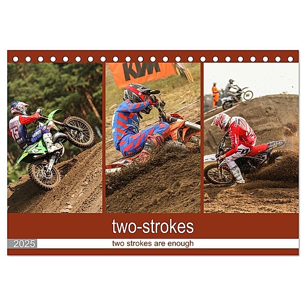 two-strokes (Tischkalender 2025 DIN A5 quer), CALVENDO Monatskalender, Calvendo, Arne Fitkau Fotografie & Design