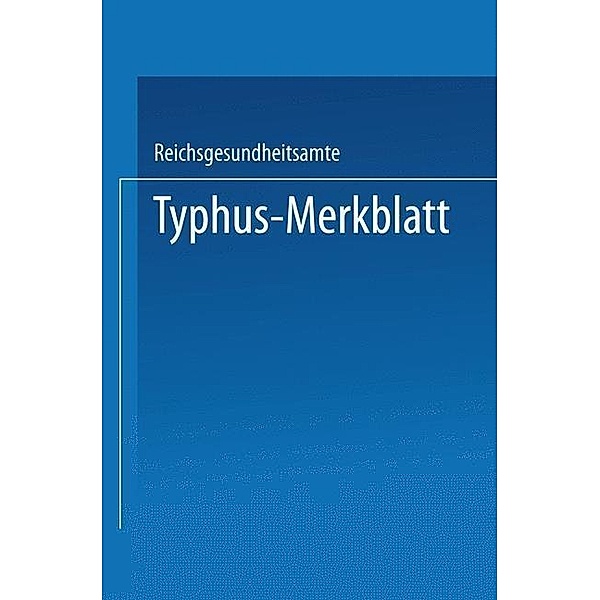 Typhus-Merkblatt