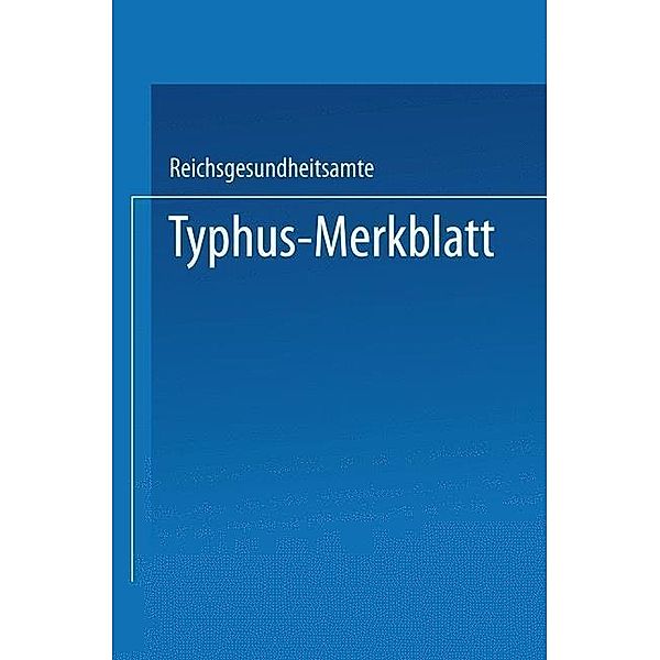 Typhus-Merkblatt