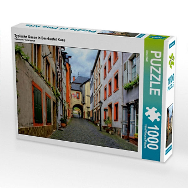 Typische Gasse in Bernkastel Kues (Puzzle), Arno Klatt