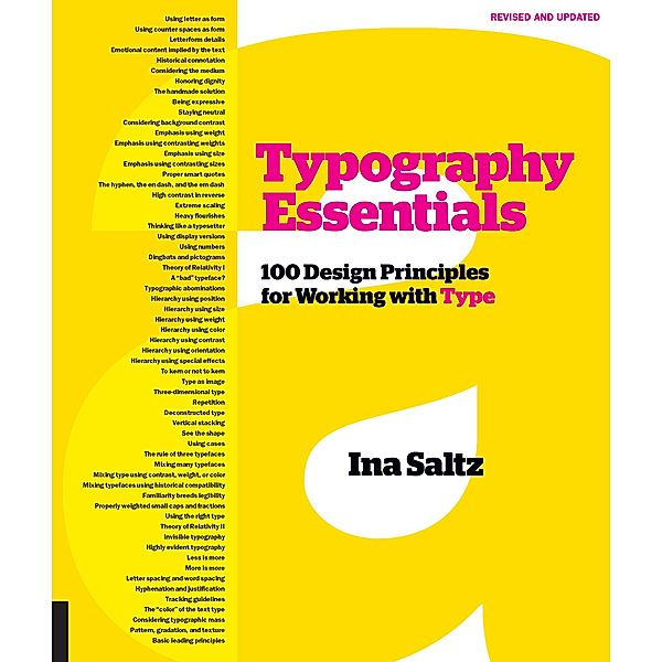 Typography Essentials Revised and Updated, Ina Saltz