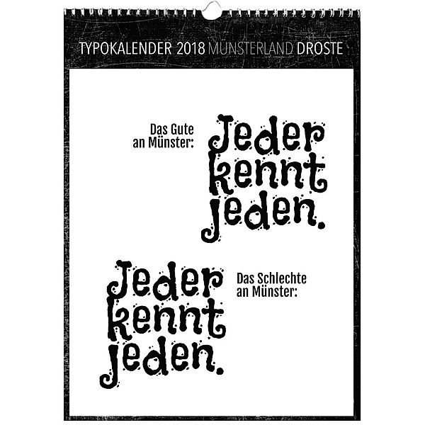 Typokalender Münsterland 2018