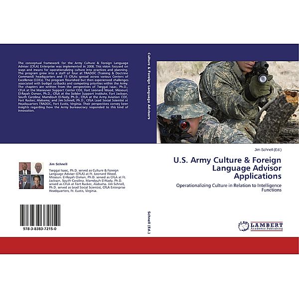 U.S. Army Culture & Foreign Language Advisor Applications