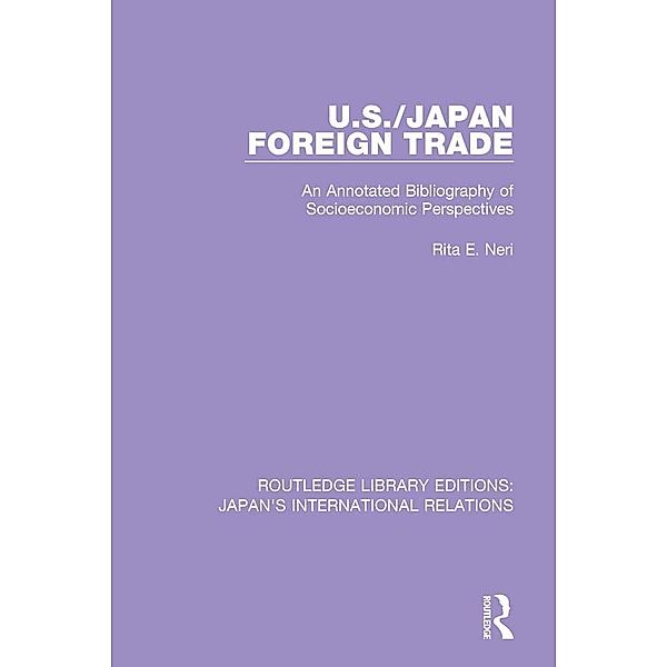 U.S./Japan Foreign Trade, Rita E. Neri