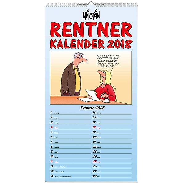 U. Stein Rentnerkalender 2018