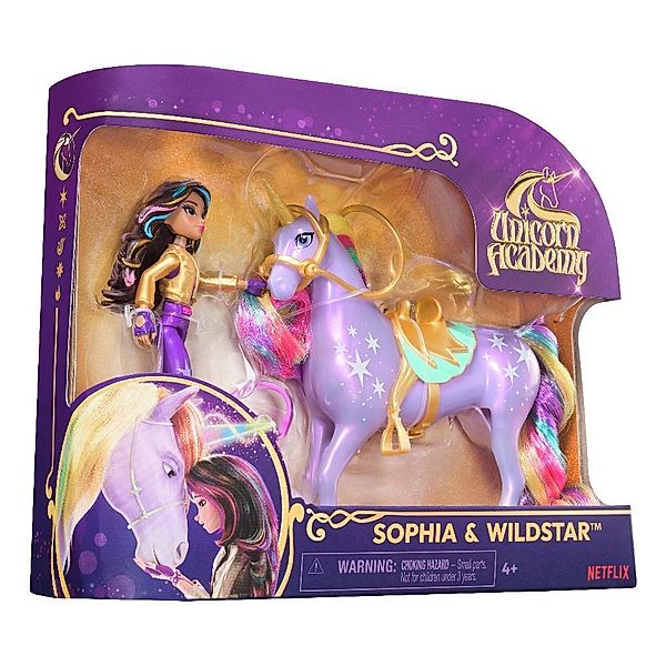 Amigo Verlag, Spin Master UCA Small Doll & Unicorn Sophia & Wildst