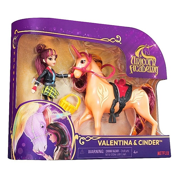 Amigo Verlag, Spin Master UCA Small Doll & Unicorn Valentina & Cin