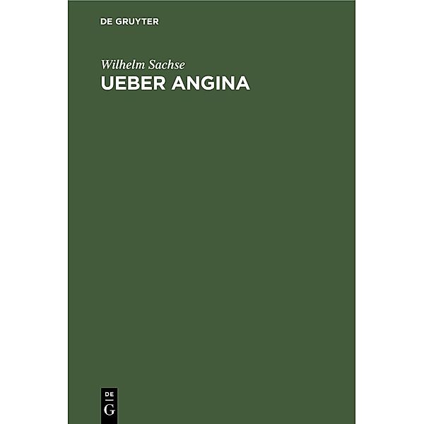 Ueber Angina, Wilhelm Sachse