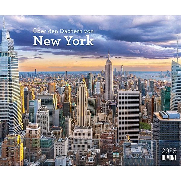 Über den Dächern von New York 2025  - Städte-Reise-Kalender - Querformat 60 x 50 cm - Spiralbindung