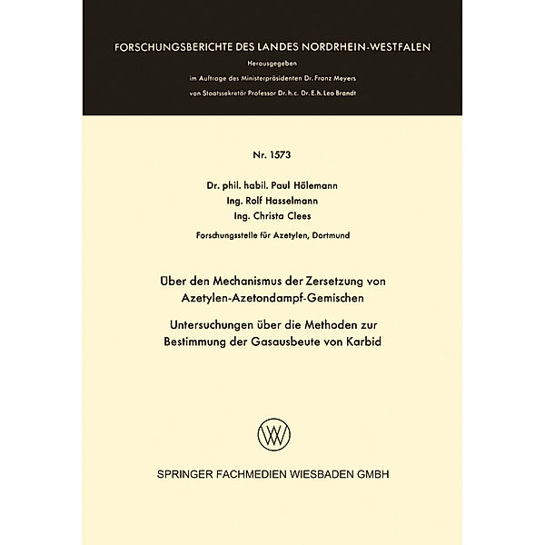 Über den Mechanismus der Zersetzung von Azetylen-Azetondampf-Gemischen, Paul Hölemann