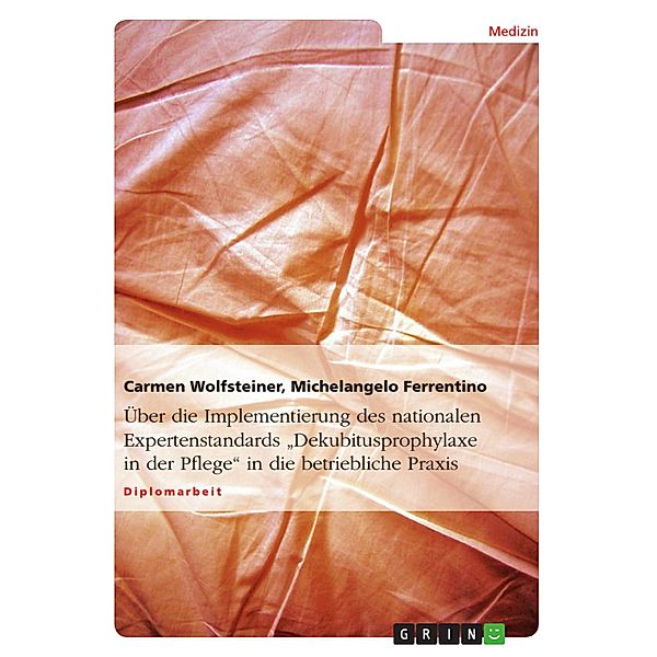 Über die Implementierung des nationalen Expertenstandards Dekubitusprophylaxe in der Pflege in die betriebliche Praxis, Carmen Wolfsteiner, Michelangelo Ferrentino