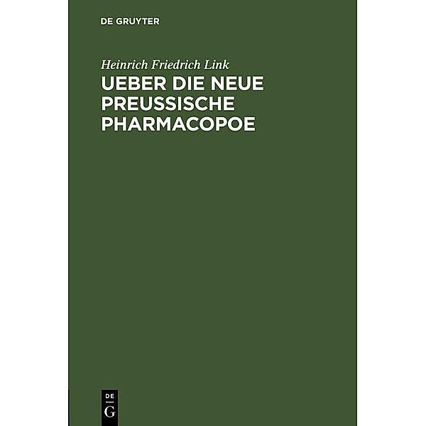 Ueber die neue preußische Pharmacopoe, H. F. Link