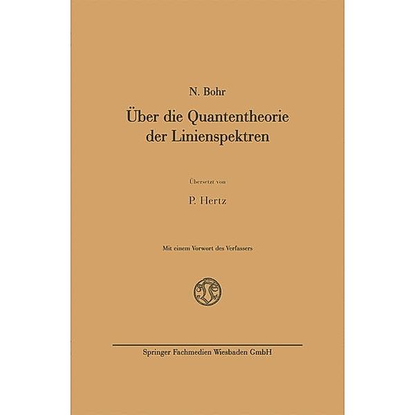 Über die Quantentheorie der Linienspektren, Niels Bohr