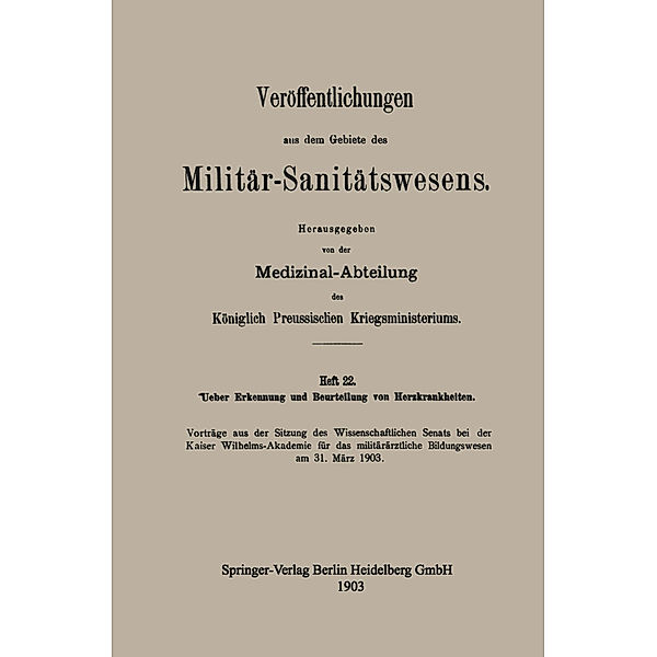 Ueber Erkennung und Beurteilung von Herzkrankheiten, Kenneth A. Loparo