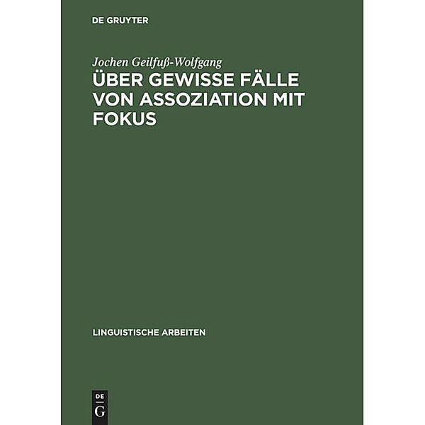 Über gewisse Fälle von Assoziation mit Fokus, Jochen Geilfuß-Wolfgang