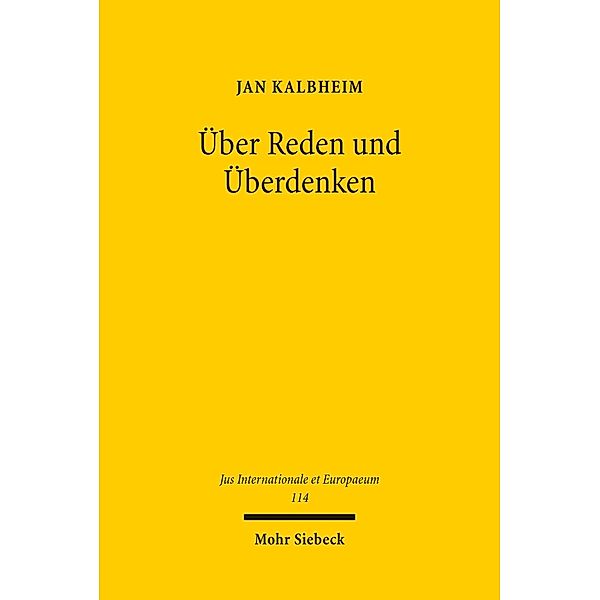 Über Reden und Überdenken, Jan Kalbheim