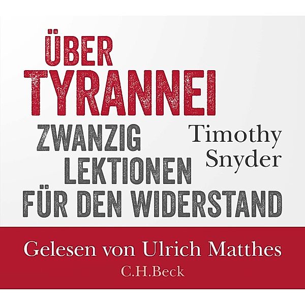 Über Tyrannei,CD-ROM, Timothy Snyder