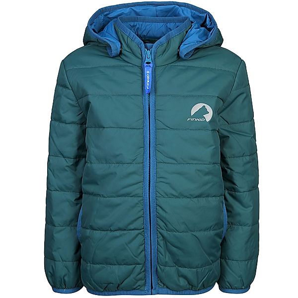 finkid Übergangs-Steppjacke VANUKAS in deep teal/seaport