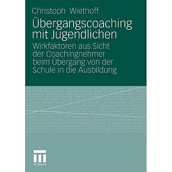 Übergangscoaching mit Jugendlichen, Christoph Wiethoff