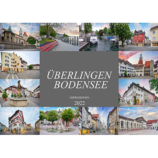 Überlingen Bodensee Impressionen (Wandkalender 2022 DIN A2 quer), Dirk Meutzner