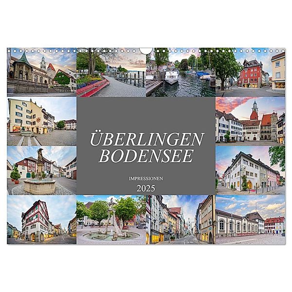 Überlingen Bodensee Impressionen (Wandkalender 2025 DIN A3 quer), CALVENDO Monatskalender, Calvendo, Dirk Meutzner