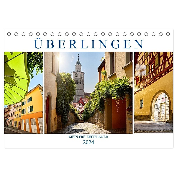 Überlingen - Mein Freizeitplaner (Tischkalender 2024 DIN A5 quer), CALVENDO Monatskalender, Sven Fuchs