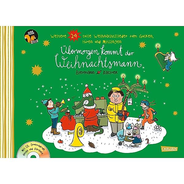 Übermorgen kommt der Weihnachtsmann, m. Audio-CD, Franziska Biermann