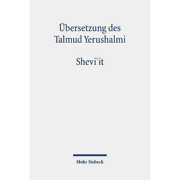 Übersetzung des Talmud Yerushalmi