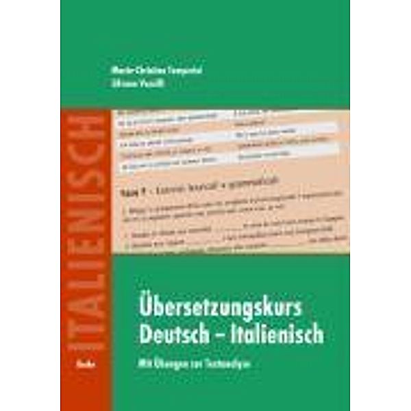 Übersetzungskurs Deutsch-Italienisch, Maria-Christina Temperini, Silvana Vassilli