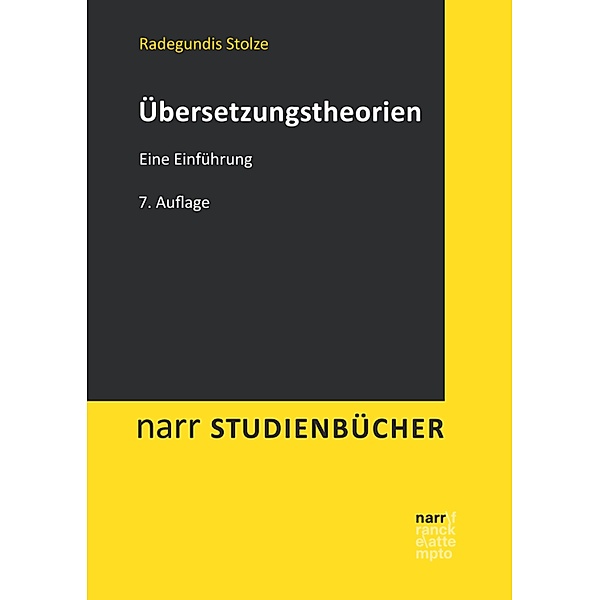 Übersetzungstheorien / narr studienbücher, Radegundis Stolze