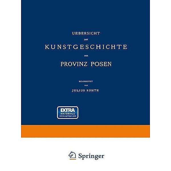 Uebersicht der Kunstgeschichte der Provinz Posen, Provinzial-Verband