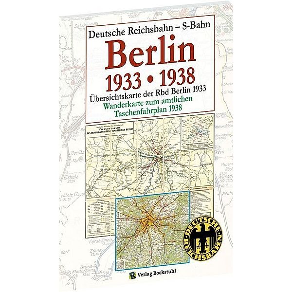 Übersichtskarte der Reichsbahndirektion Berlin 1933