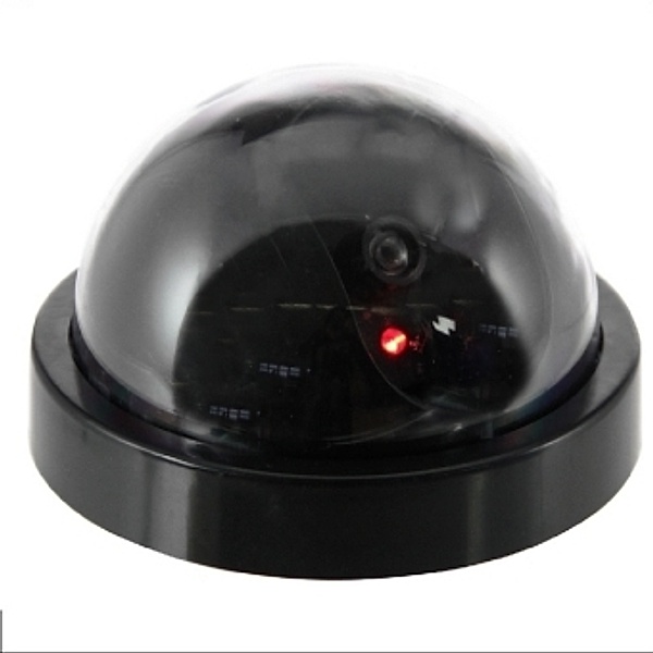 Überwachungskamera-Attrappe mit roter LED