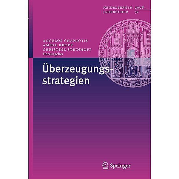 Überzeugungsstrategien / Heidelberger Jahrbücher Bd.52