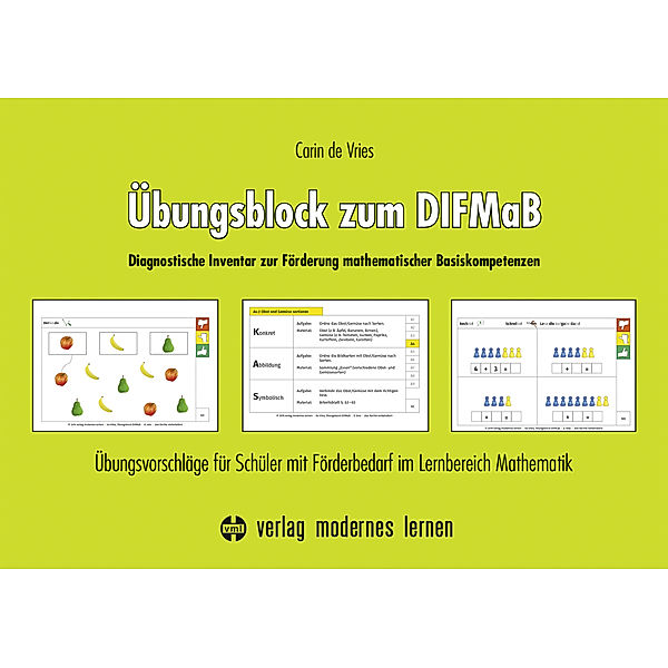Übungsblock zum DIFMaB (Diagnostisches Inventar zur Förderung mathematischer Basiskompetenzen), Carin de Vries