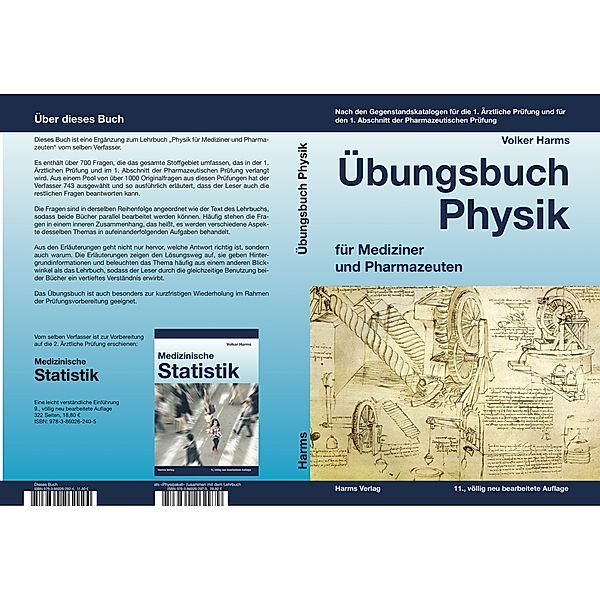 Übungsbuch Physik für Mediziner und Pharmazeuten, Volker Harms