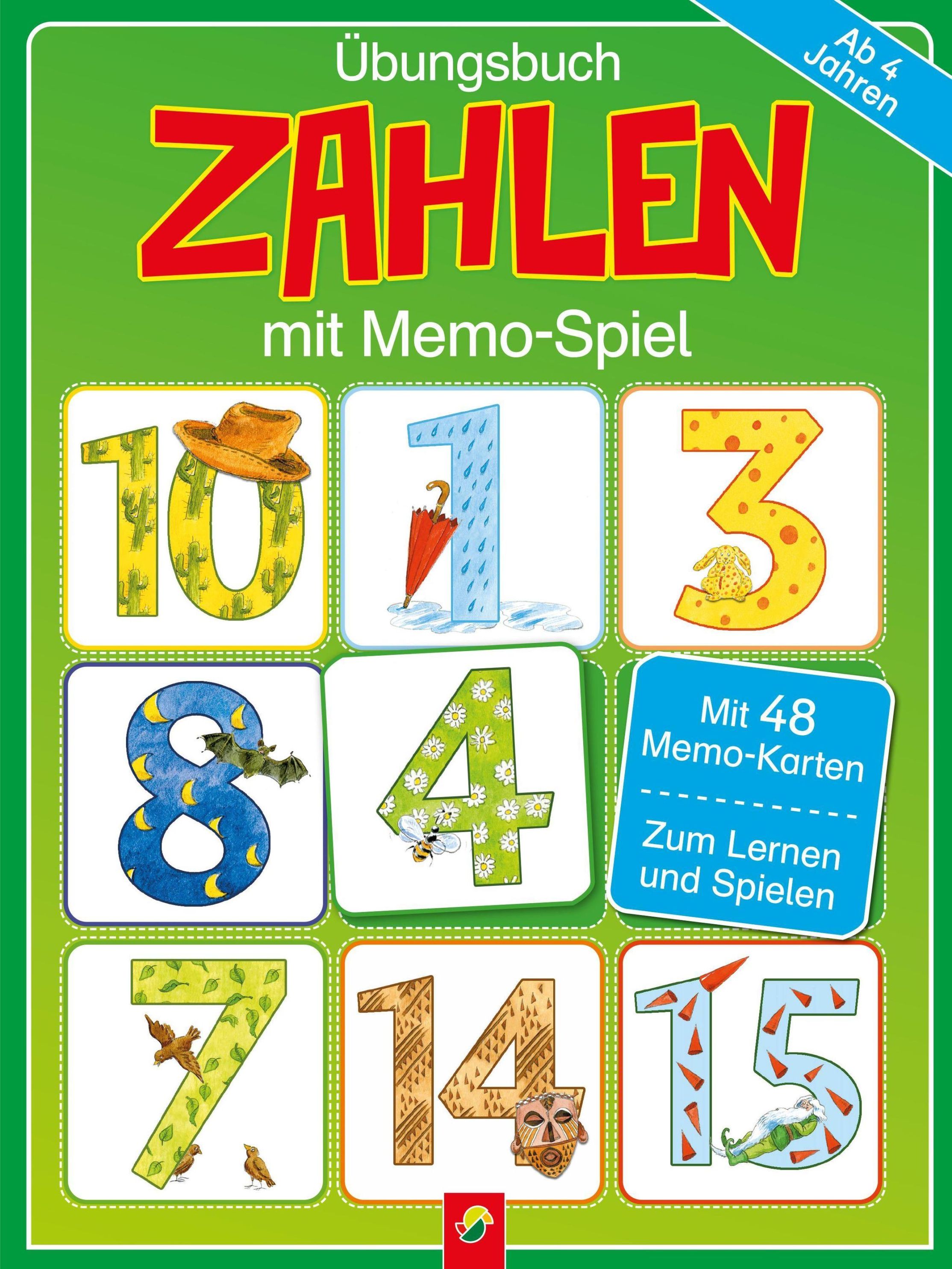 Übungsbuch Zahlen mit Memo-Spiel für Kinder ab 4 Jahren Buch jetzt online  bei Weltbild.ch bestellen