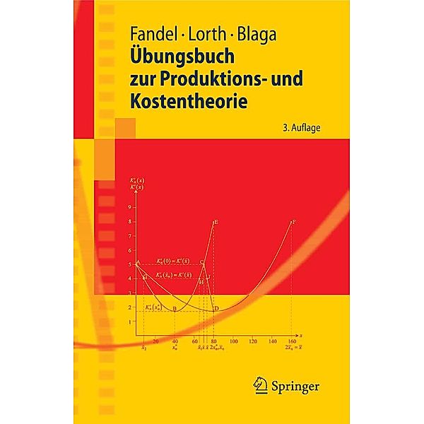 Übungsbuch zur Produktions- und Kostentheorie / Springer-Lehrbuch, Günter Fandel, Steffen Blaga, Michael Lorth