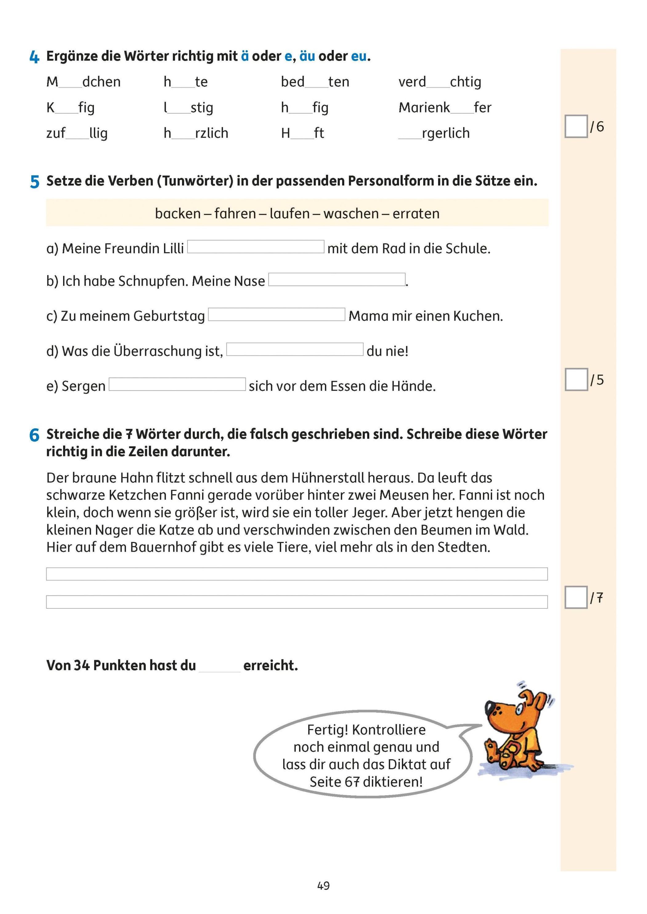 Übungsheft mit Tests in Deutsch 3. Klasse Buch versandkostenfrei
