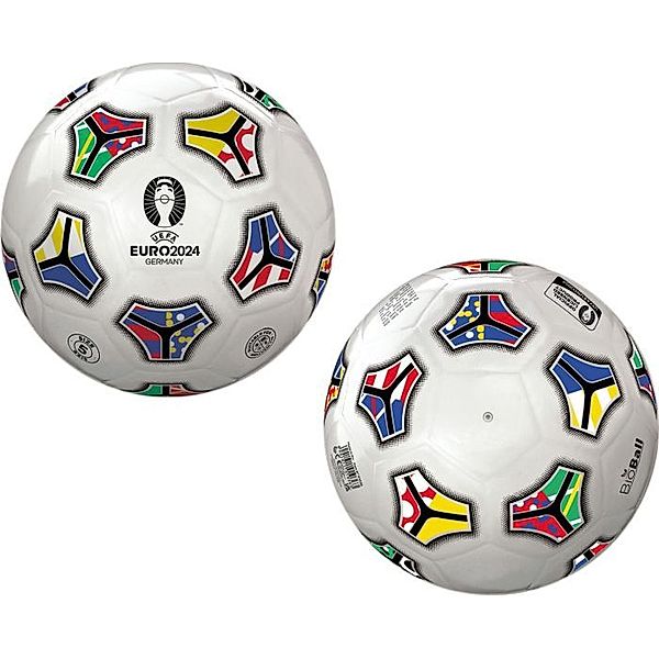 HAPPY PEOPLE UEFA EURO 2024 Ball 23cm, aufgepumpt, 300g, BioBall