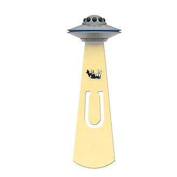 UFO Bookmarks Lesezeichen - Silver