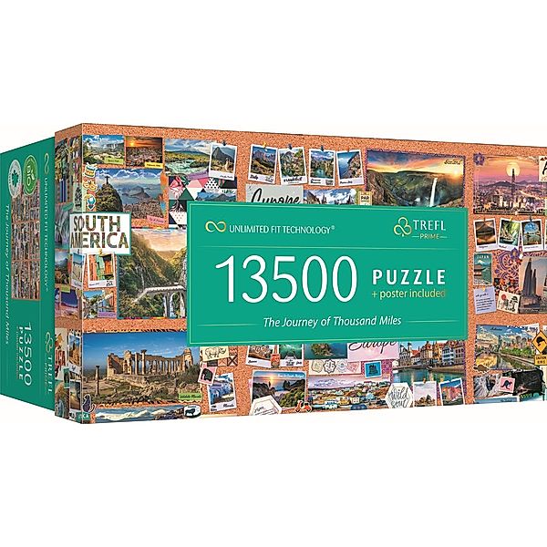 Trefl UFT Puzzle 13500 - Reise von tausend Meilen