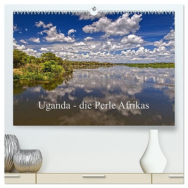 Uganda - die Perle Afrikas (hochwertiger Premium Wandkalender 2024 DIN A2 quer), Kunstdruck in Hochglanz, Helmut Gulbins