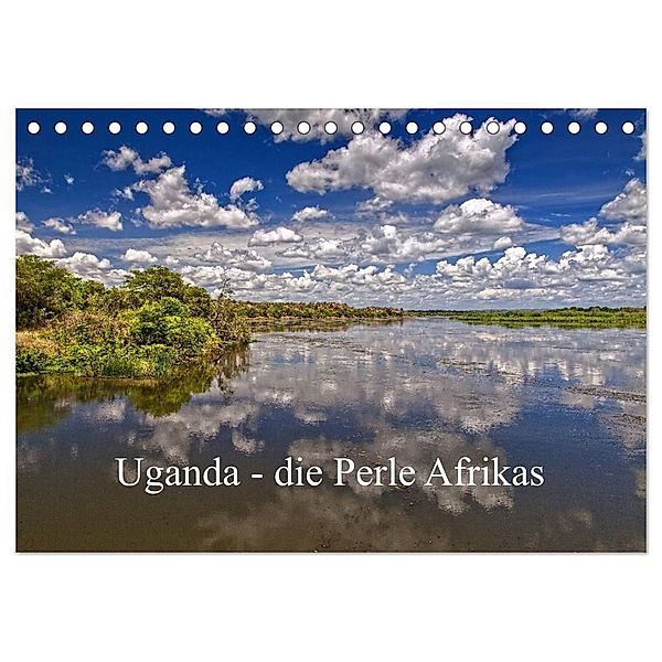 Uganda - die Perle Afrikas (Tischkalender 2024 DIN A5 quer), CALVENDO Monatskalender, Helmut Gulbins