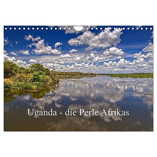 Uganda - die Perle Afrikas (Wandkalender 2024 DIN A4 quer), CALVENDO Monatskalender, Helmut Gulbins