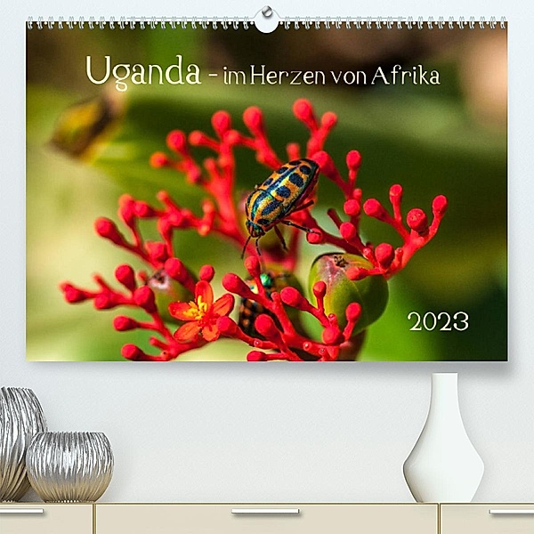 Uganda - im Herzen von Afrika (Premium, hochwertiger DIN A2 Wandkalender 2023, Kunstdruck in Hochglanz), Barbara Bethke