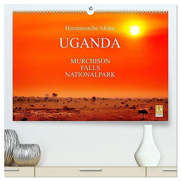 UGANDA - Murchison Falls Nationalpark (hochwertiger Premium Wandkalender 2024 DIN A2 quer), Kunstdruck in Hochglanz, Wibke Woyke