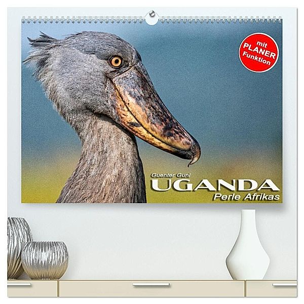 UGANDA - Perle Afrikas (hochwertiger Premium Wandkalender 2024 DIN A2 quer), Kunstdruck in Hochglanz, Guenter Guni