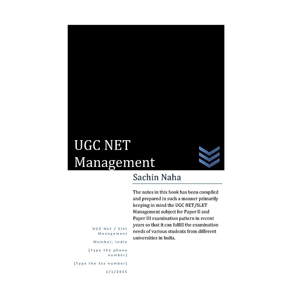 Ugc Management, Sachin Naha