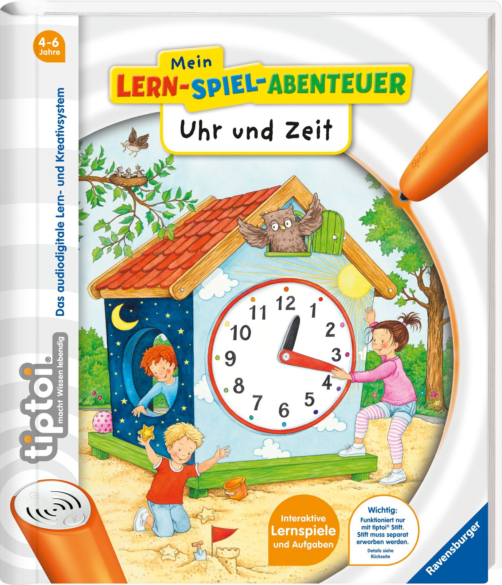 Uhr und Zeit Mein Lern-Spiel-Abenteuer tiptoi® Bd.6 Buch
